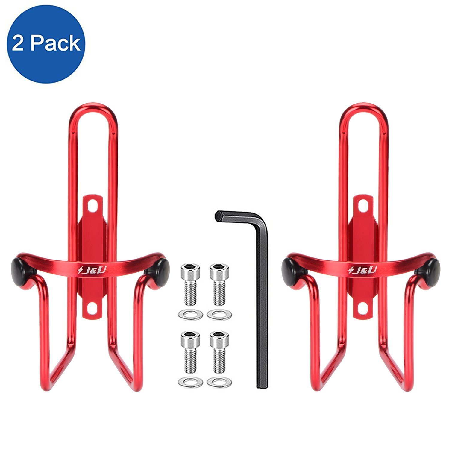Picture of Bicycle Water Kettle Rack Highway Mountain Bike Double Bead Aluminum Alloy Quick Dismantle Water Cup Rack Riding Equipment Bicycle Accessories