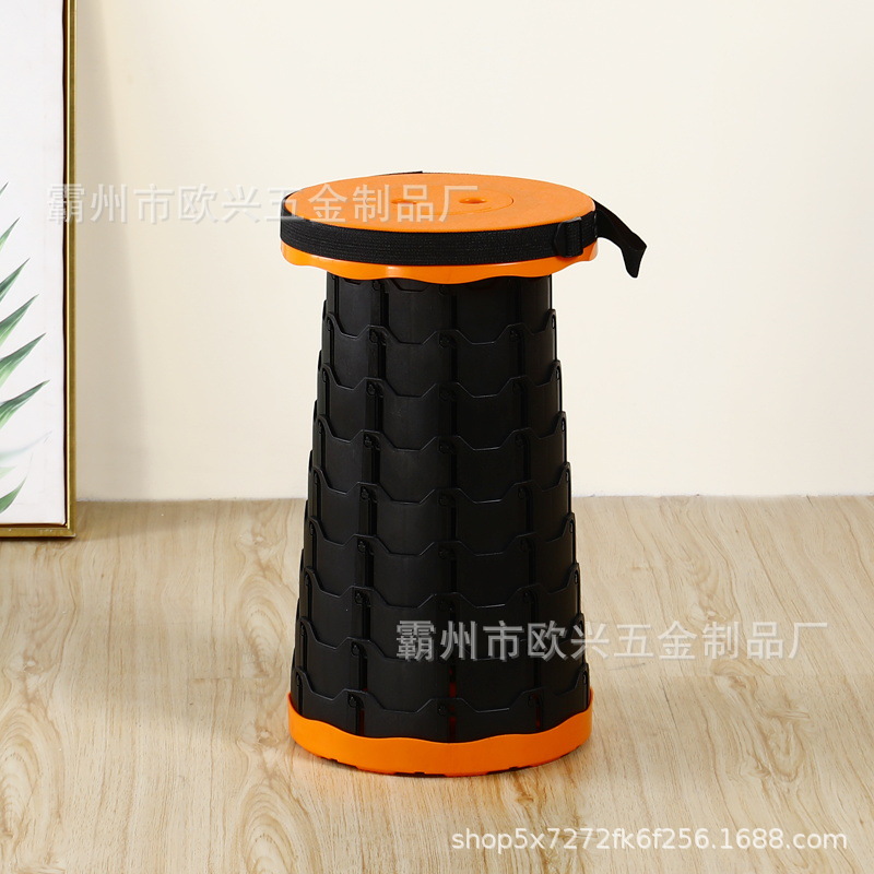 Picture of Outdoor Folding Stool Is Lightweight and Convenient, Telescopic Stool Is Easy to Carry, Outdoor Camping Stool Supports Cross-Border Spot Supply