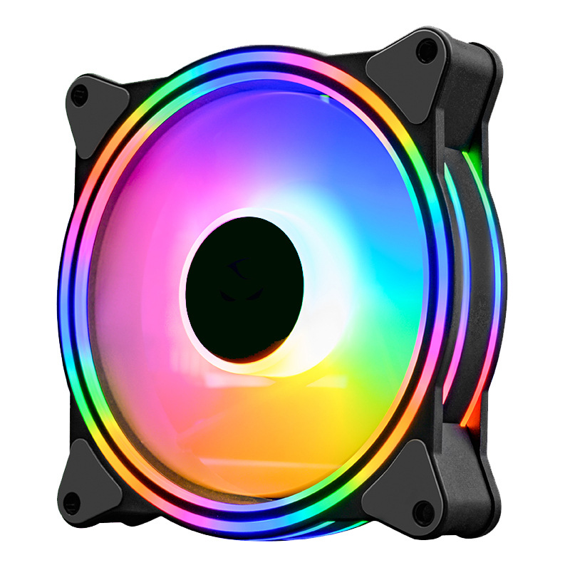Picture of Cross border SE fan 12cm desktop host computer chassis radiator cpu silent cooling RGB fan