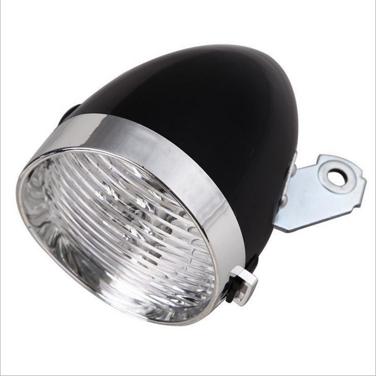 Picture of Wholesale bicycle headlight mountain bike retro headlight 3LED cycling light car front lighting night riding equipment