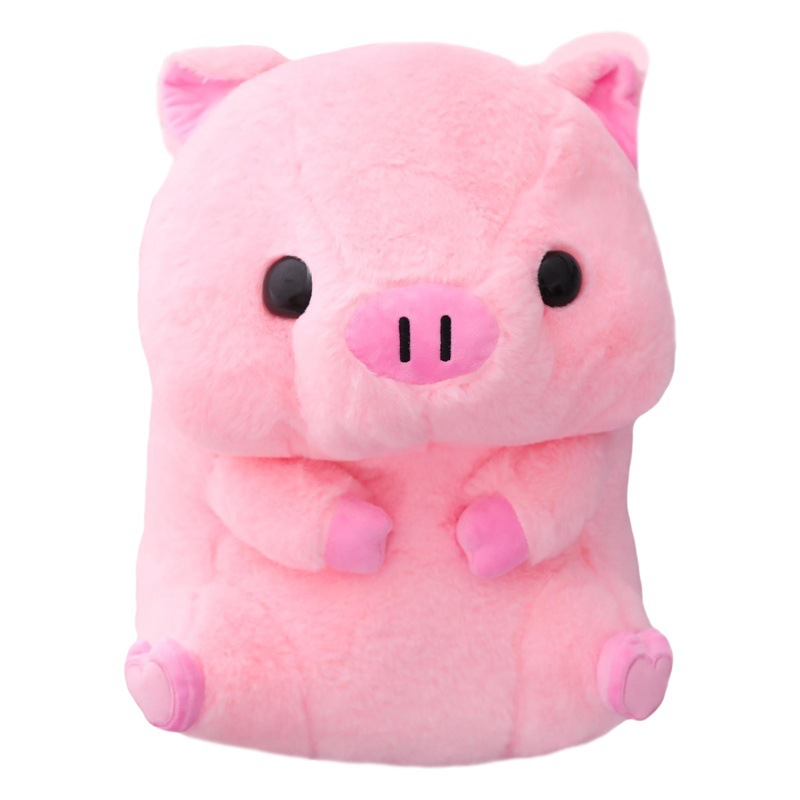 Large Sitting Posture Blessing Pig Plush Toy Year of the Pig Mascot New Year's Pig Plush Toy Doll Cross-Border Toy