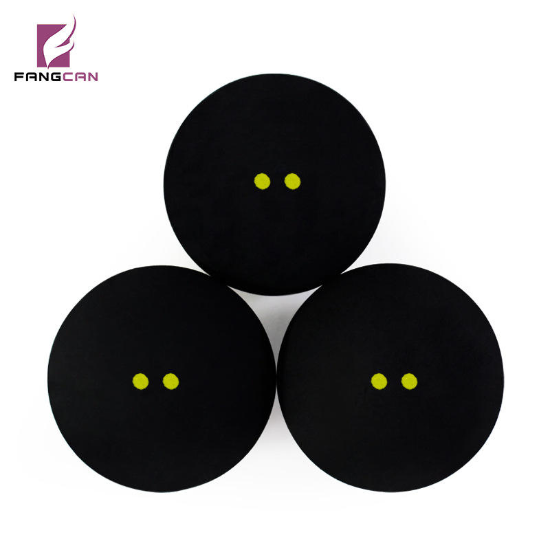 Picture of Double Yellow Dot Squash Ball Competition Ball Is Super Slow and Elastic, Very Small Fangcan Fangcan Genuine Professional Players Suitable