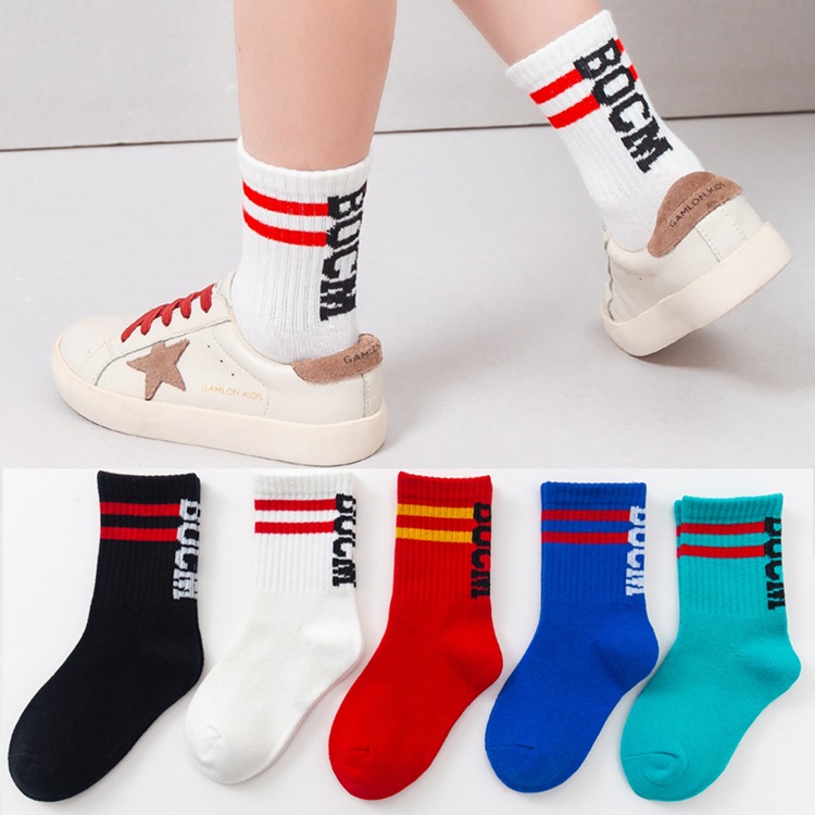 Picture of Children's Socks Spring and Autumn Cotton Socks Boys and Girls Autumn and Winter Children's Socks Chinese Style Socks Red Socks Baby Socks