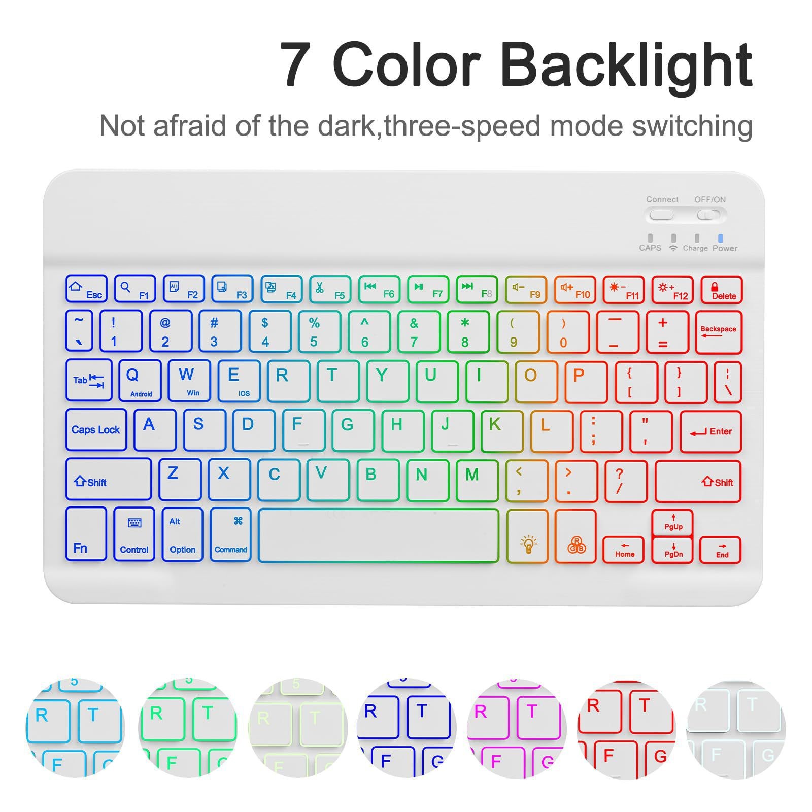 Picture of Bluetooth Keyboard Suitable for Samsung S9 11inch Tablet Protective Case S9/S9Fe Inch Keyboard A8 X205 Protective Case