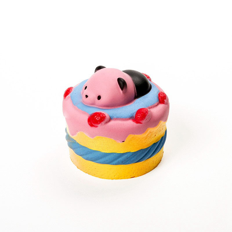 Picture of New slow rebound toy hamburger cake Squishy slow rebound unicorn vent decompression toy props