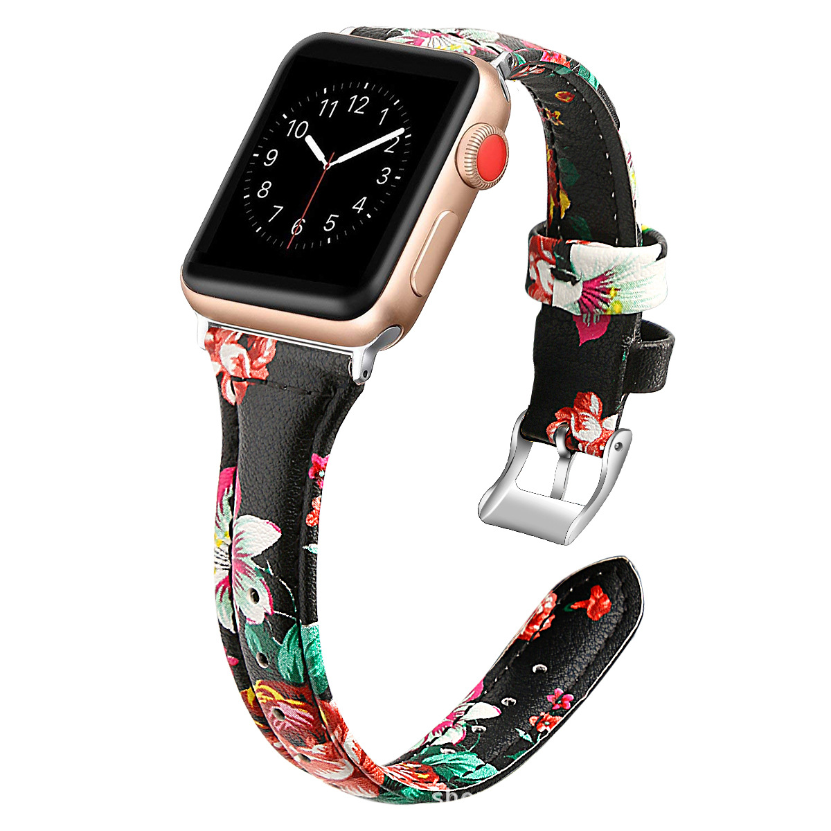 Picture of For Apple Watch Small Waist Leather Strap Apple iwatch109876SE Thin Strap Shrink Simple