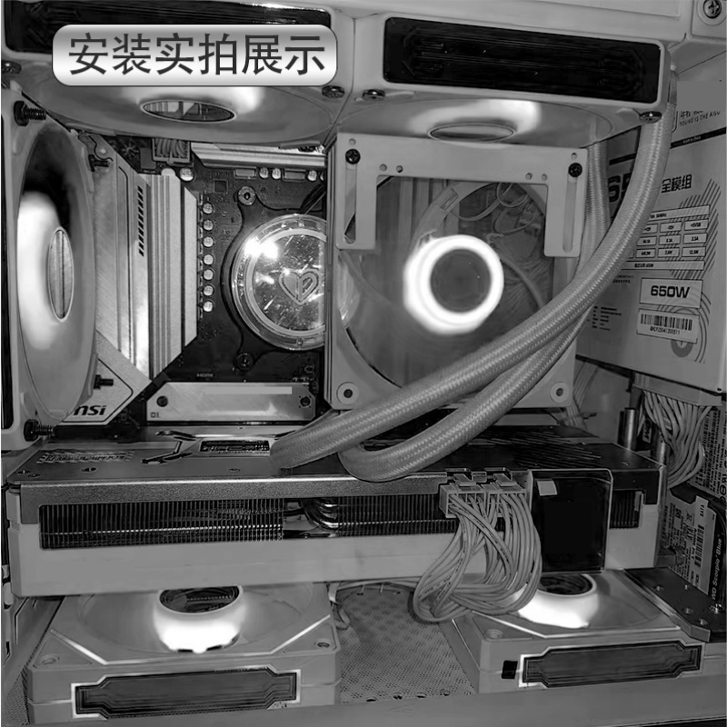 Picture of Memory Overclocking Cooling Artifact Bracket Air-Cooled Fan Assistant Memory Strip Cooling Computer