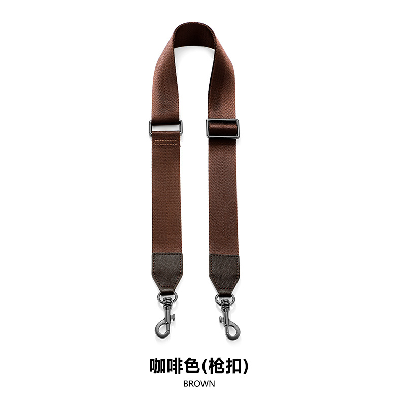Picture of Mahuangshi F-73 adjustable webbing 3.8C wide polyester cross-border webbing canvas replacement wide shoulder strap crossbody strap