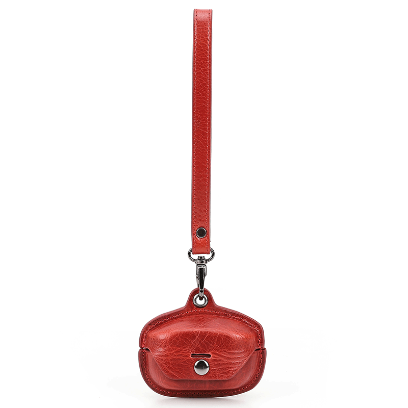 Picture of Suitable for Sony Headset wf-1000xm4 Protective Case Lanyard Leather Sony Bluetooth Headset
