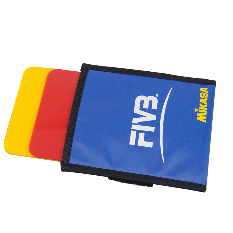 Picture of Mikasa Volleyball Red and Yellow Cards Fivb Volleyball Competition Special Referee Red and Yellow Cards