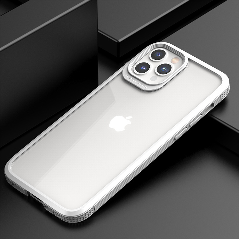 Picture of For Apple 12Pro Max Mobile Phone Case New Transparent iPhone 12Pro Drop-resistant Protective Case 11Pro Max