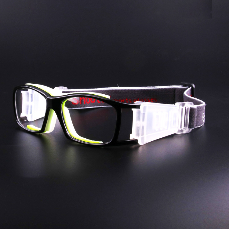 Picture of Fashion Unisex Explosion-proof Outdoor Sports Glasses Three-point Kids Can Equipe with Myopia Goggles Football Glasses Frame