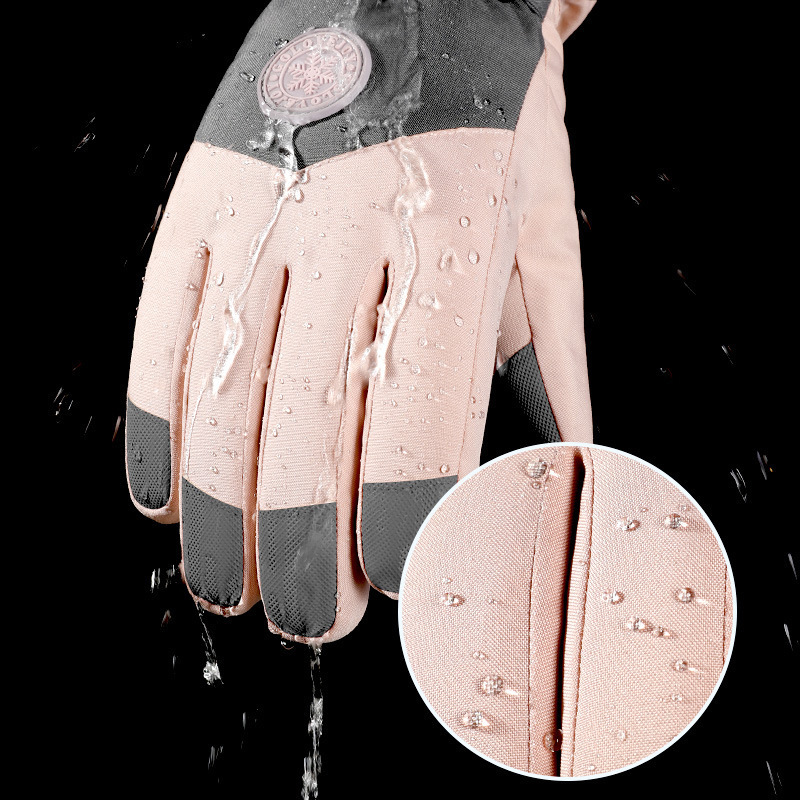 Picture of Winter Ski Gloves for Men and Women Couple Riding Sports fleece-lined Thickened Warm Windproof Waterproof Riding Cold-proof Gloves