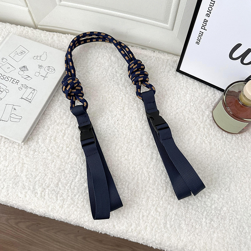 Picture of Bag Shoulder Strap New Extension Bag Strap Adjustable Shopping Bag Nylon Cloth Embroider Flower Hand-Held Crossbody Extended Strap