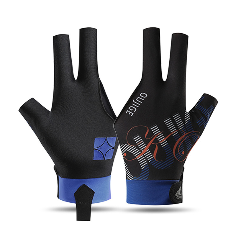 Picture of Billiards Gloves Three-finger Half-finger Non-slip Lightweight Breathable Single Billiards Hall Snooker Table Gloves for Men and Women