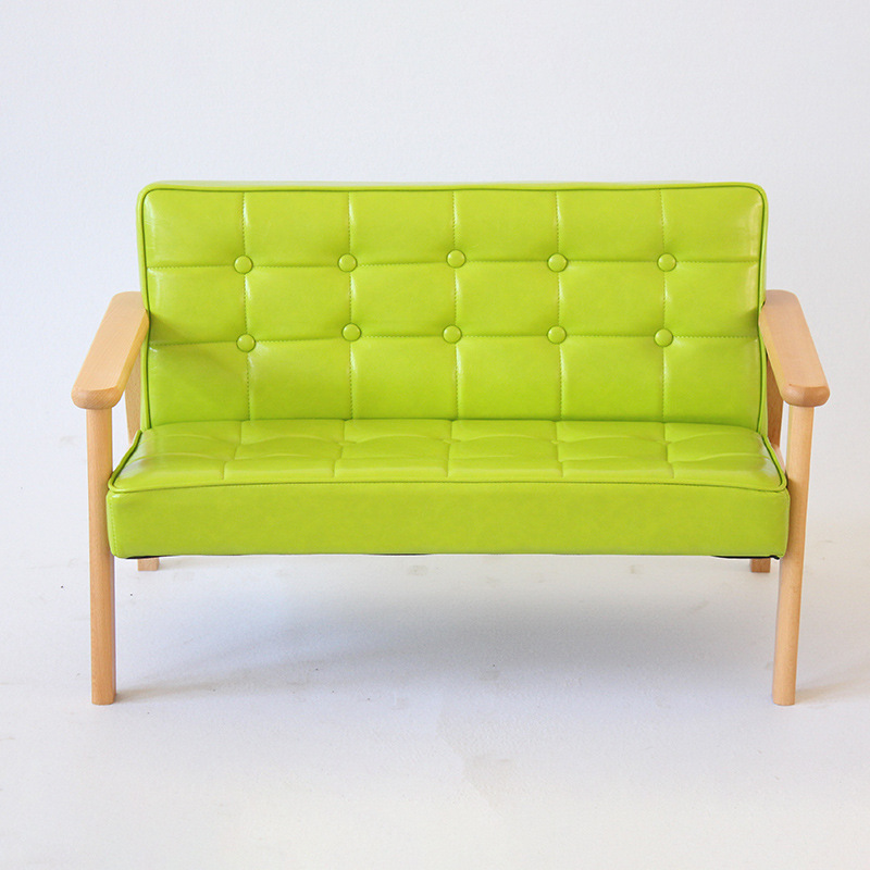 Picture of Children's Room Wooden Infant Garden Cute Reading Corner Photography Small Sofa Baby Stool Training Course Seat Mini