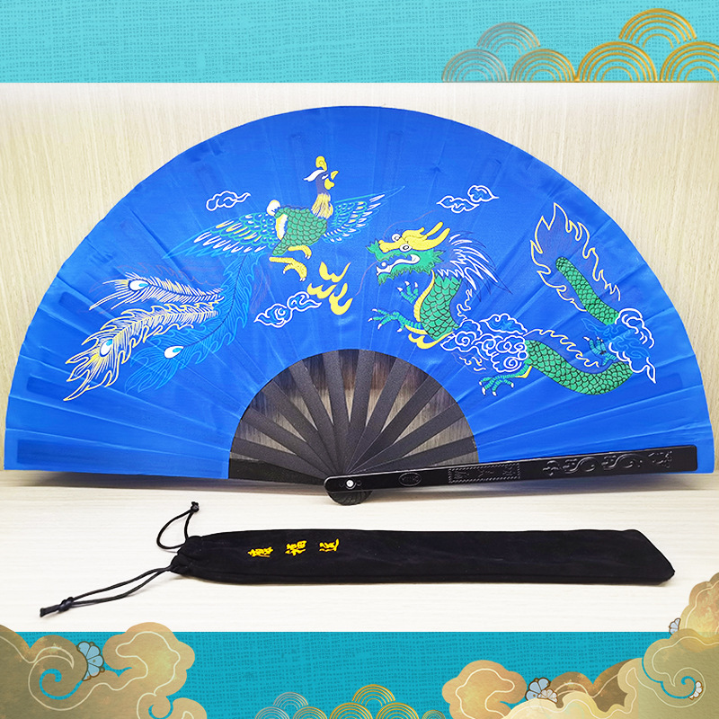 Picture of Tai Chi Kung Fu Fan Aluminum Magnesium Alloy Fan Performance Fan Morning Exercise Fan Hands Fan Tai Chi Fan Factory Direct Fan Folding Fan