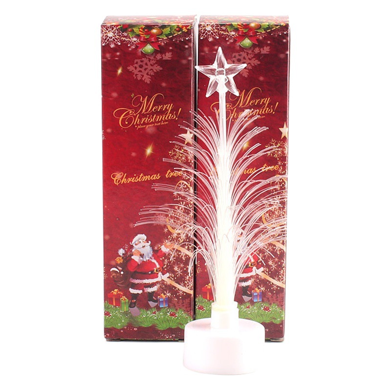 TikTok Explosions Boxed Dream Fiber Optic Christmas Tree Night Market Best Selling Luminous Toys Factory Direct Flash Christmas Tree