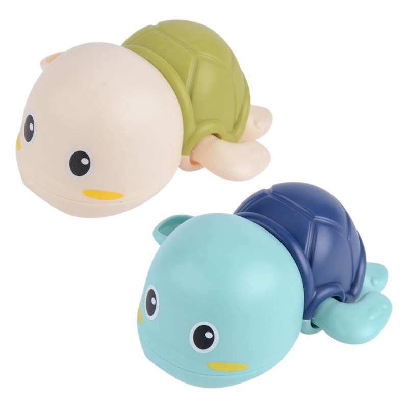 Genuine TikTok Explosions Baby Bathing Water Play Cool Swim Little Turtle Wind-up Chain Animal Play Water Children's Toy