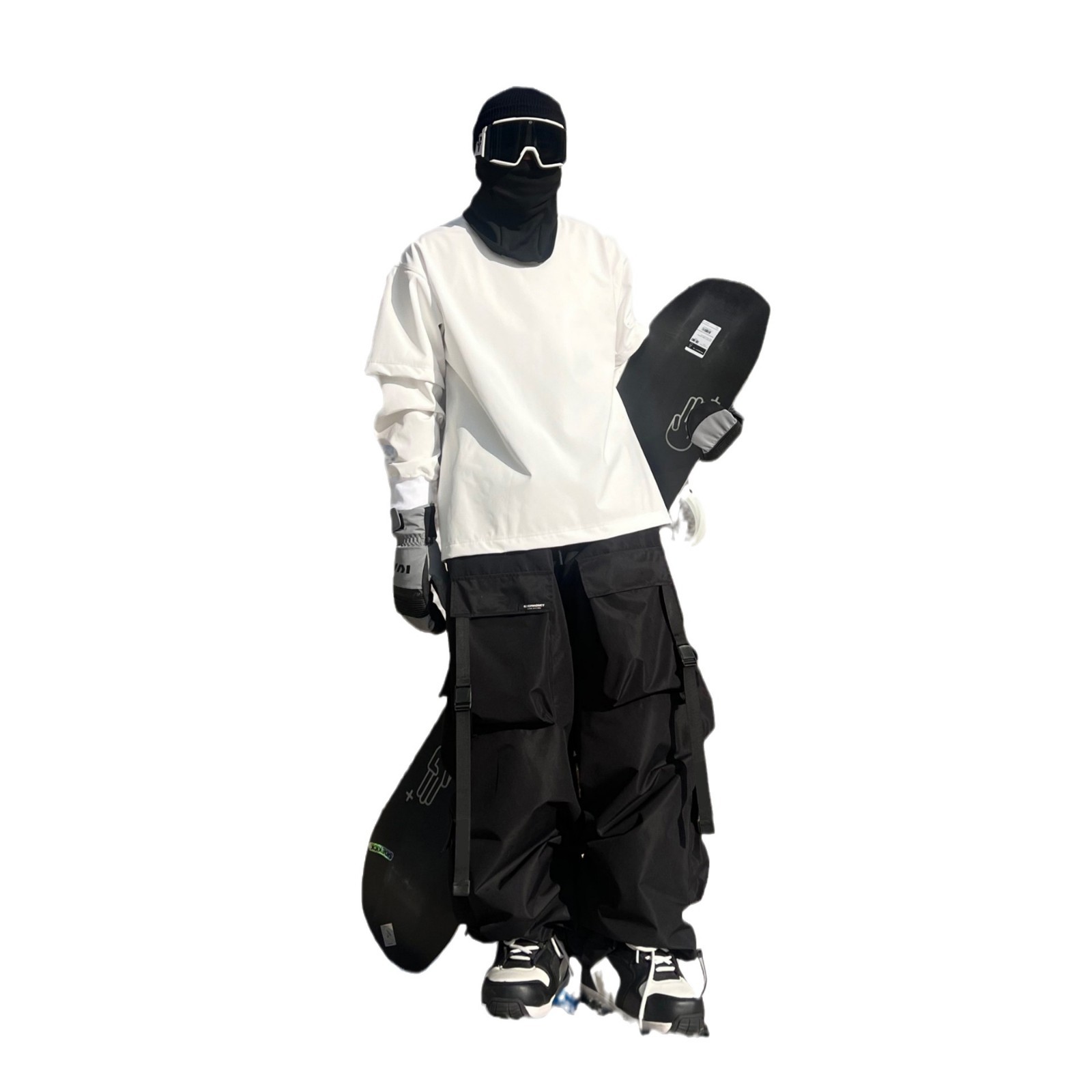 Picture of Snow Pants for Men and Women, Heavy-Duty Violet Waterproof Ski Pants, Warm New Men's Thickened 2024 American Style Snowboard