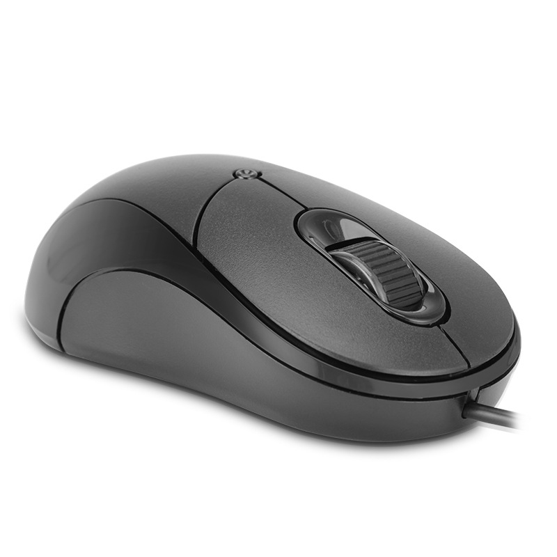 Picture of Lisheng Op-308C Art Cad Drawing Black Wired Office Mouse Usb/Ps2 Round Port Desktop Dedicated