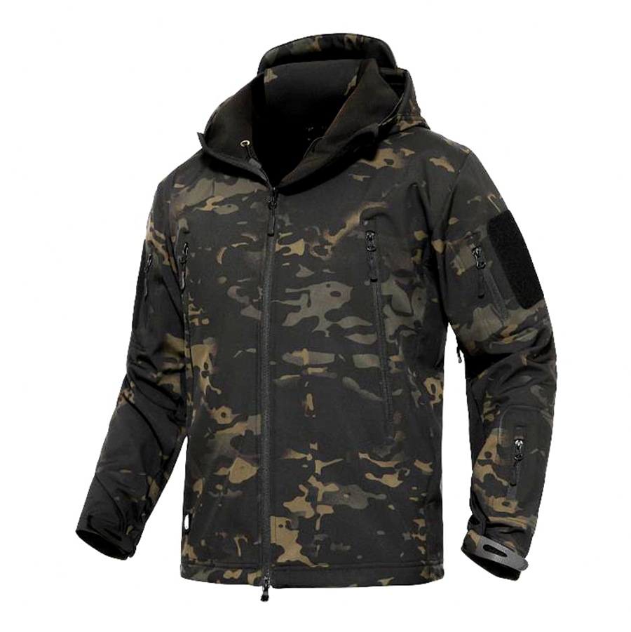 Picture of Shark skin soft shell assault coat size tactical military fans windproof warm outdoor mountaineering suit a generation of hair