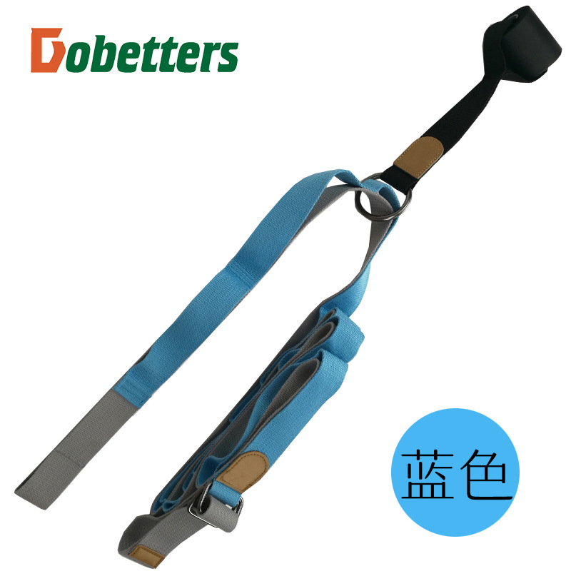 Picture of On the door a word horse split crotch fork ligament stretch split training rope dance soft open lower waist training Belt