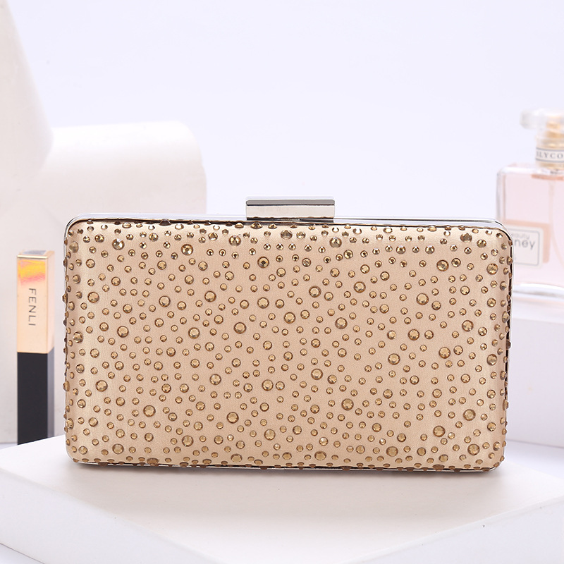 Picture of LAZADA Foreign Trade New Party Bag Women's Rain Drops Light Luxury PU Leather Buckle Small Bag Distribution
