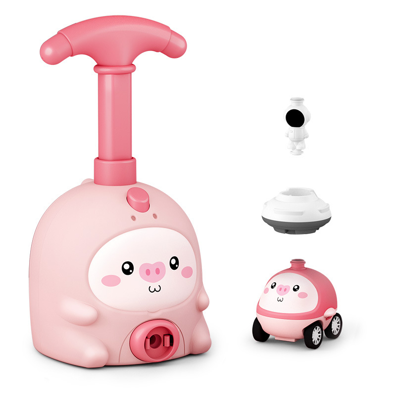 Picture of Children's Pig Air Power Bleo Car Fly Toy Girls Boys Internet Celebrated Explosions 3-year-old Educational Car