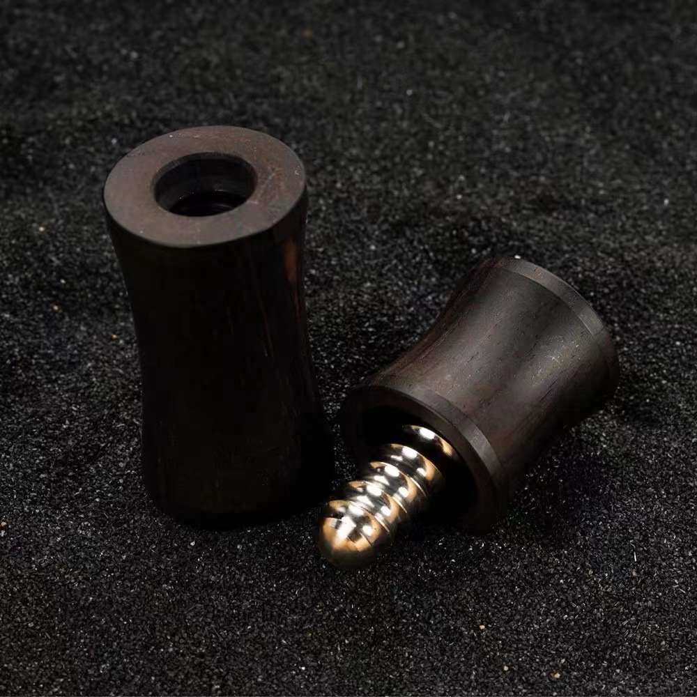 Picture of Pool cue solid wood material middle wheel protective sleeve screw tooth protective sleeve table cue protective cap rod sleeve ball middle wheel blocking cap