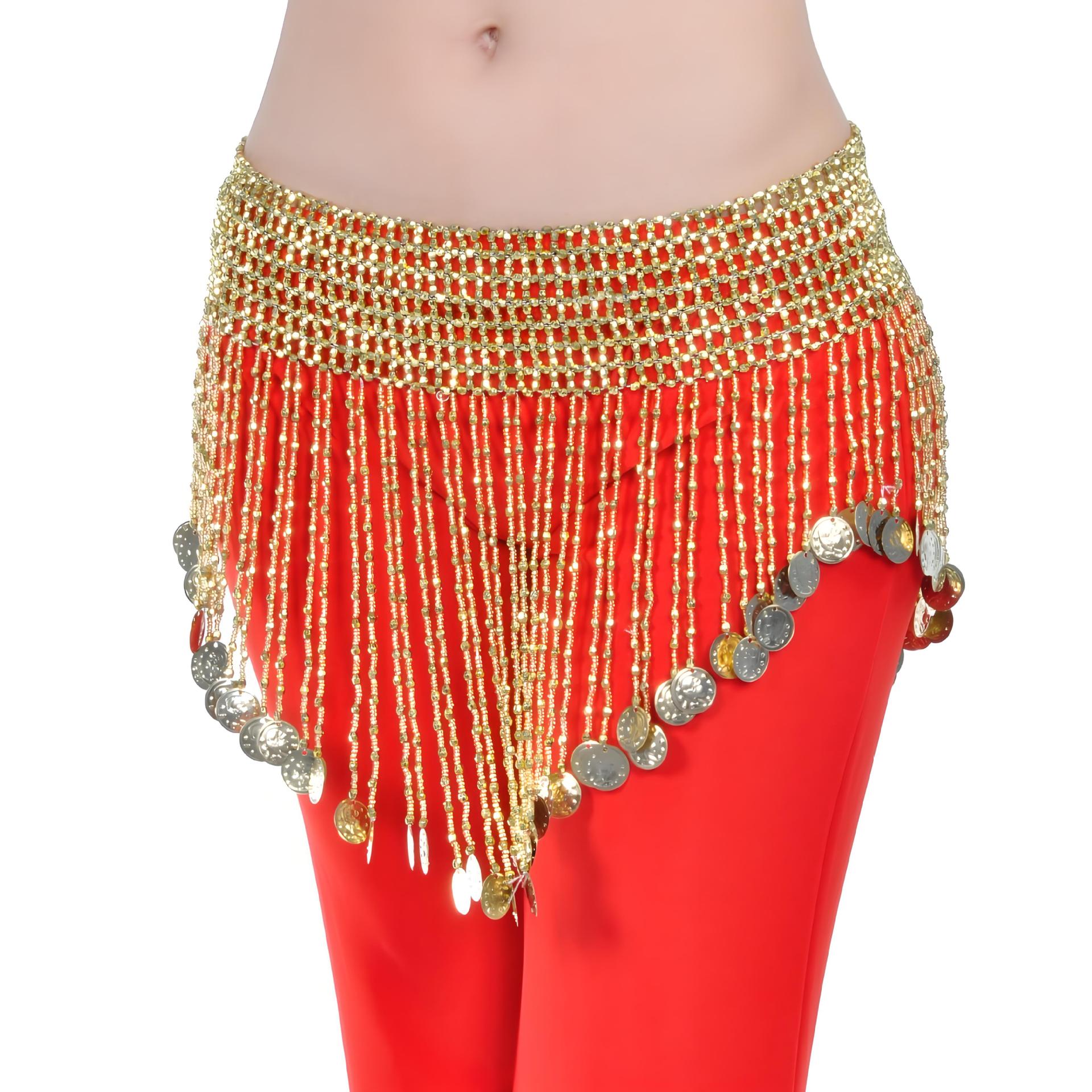 Picture of Triangle pendant waist chain, belly dance jewelry wholesale, tripartite belly dance, belly dance waist tripartite