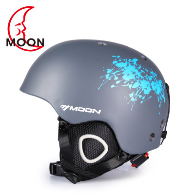 Picture of MOON Snow Helmet Snow Safety Helmet Winter Sports Ski Helmet Head Protection Integrated Outdoor Equipment