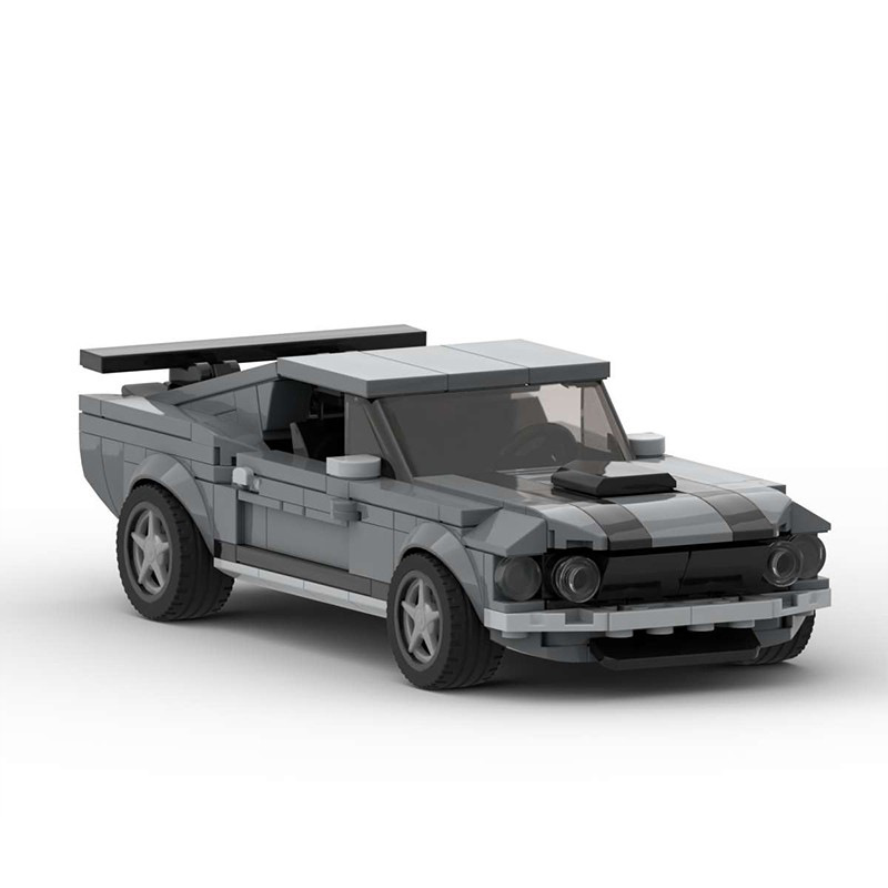Picture of Cross-Border building blocks Ford wild horse John Wick 8 grid car Boy car MOC car model compatible with Lego