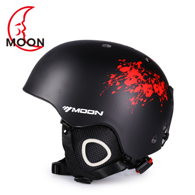 Picture of MOON Snow Helmet Snow Safety Helmet Winter Sports Ski Helmet Head Protection Integrated Outdoor Equipment