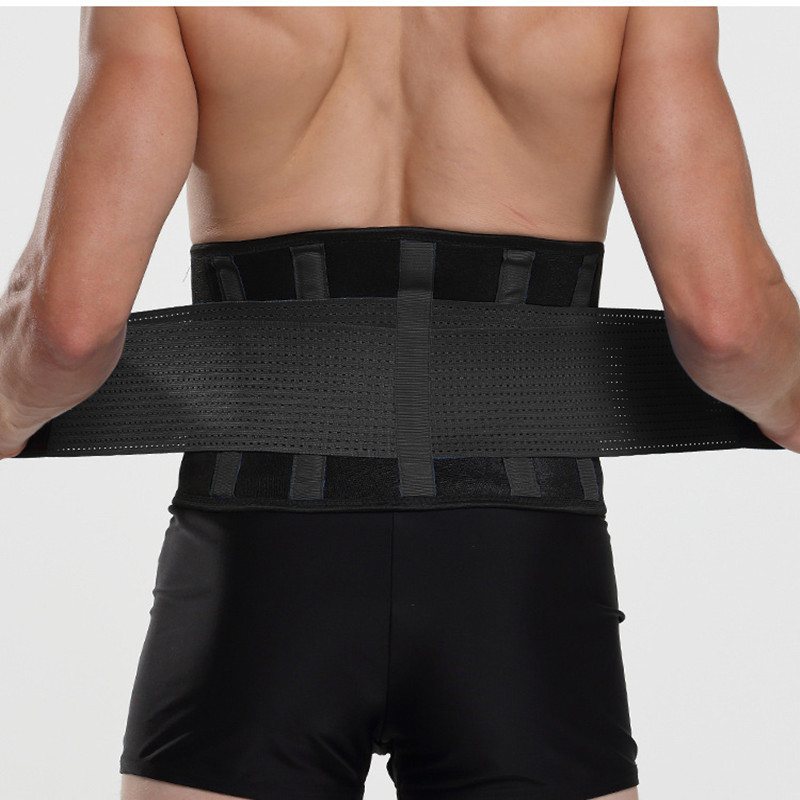 Picture of Summer breathable protective belt cross-border blue protective belt waist plate sports steel plate support adjustable protective belt