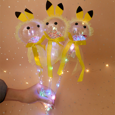 Picture of Douyin's Same Bobo Ball Starry Sky Ball Magic Wand Children's Fairy Wand Toy Glowing Night Market Plaza Hot Selling Wholesale