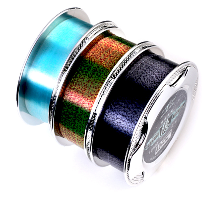 Picture of 108 meters spotted invisible fishing line color camouflage Taiwan fishing strong pull Japan original silk Luya fishing gear manufacturers wholesale