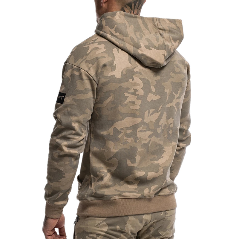 Picture of Muscle Men's New Camouflage Sports Sweatshirt Men's Autumn Sports Leisure Running Training Loose Hooded Jacket