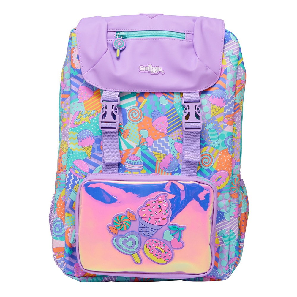 Picture of New Zealand smiggle School Bag Student Large Grade 4-6 Backpack Boys and Girls Children Backpack