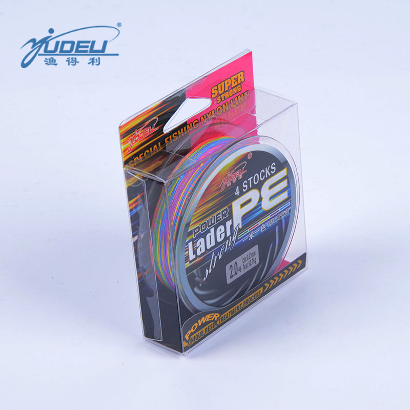 Picture of Yodali 1 meter color pe multicolored 4-braided Hercules 100 meter anti-bite PE braided fishing line micro-lead raft fishing line