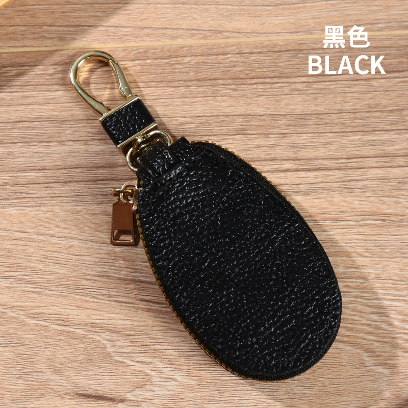 Picture of New key case men's and women's multi-functional mini universal car large capacity zipper waist hanging couple key chain high-end