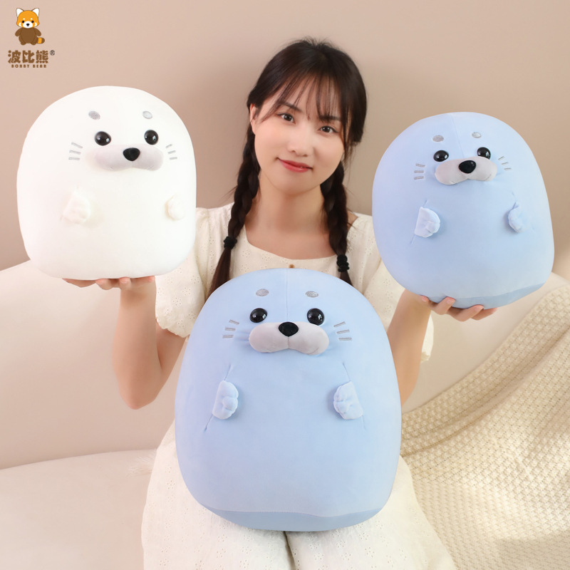 Bobbi Bear Down Cotton Standing Seals Tuanzi Aquarium Plush Toy Aquarium Doll Cross-border Grasping Machine Doll