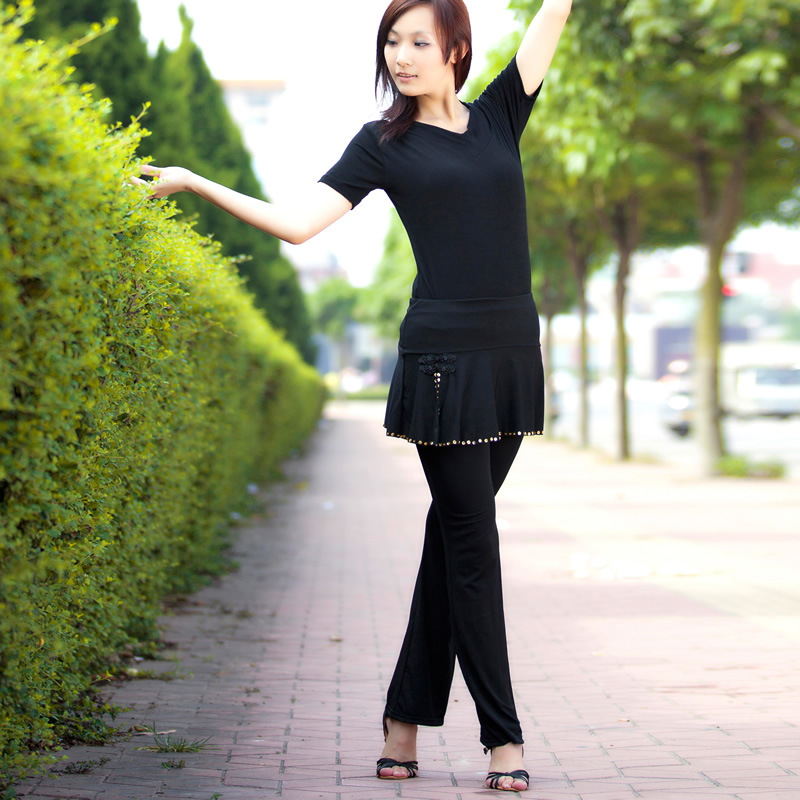 Picture of 14# Culottes Belly Dance Pants/Latin Dance Pants Square Dance Pants Latin Dance Culottes Latin Pants Skirt