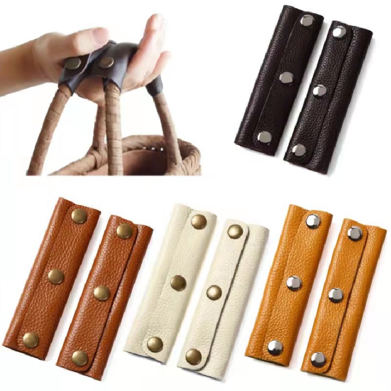 Three-buckle luggage suitcase bag bag anti-gripper bag portable pu leather handle wholesale