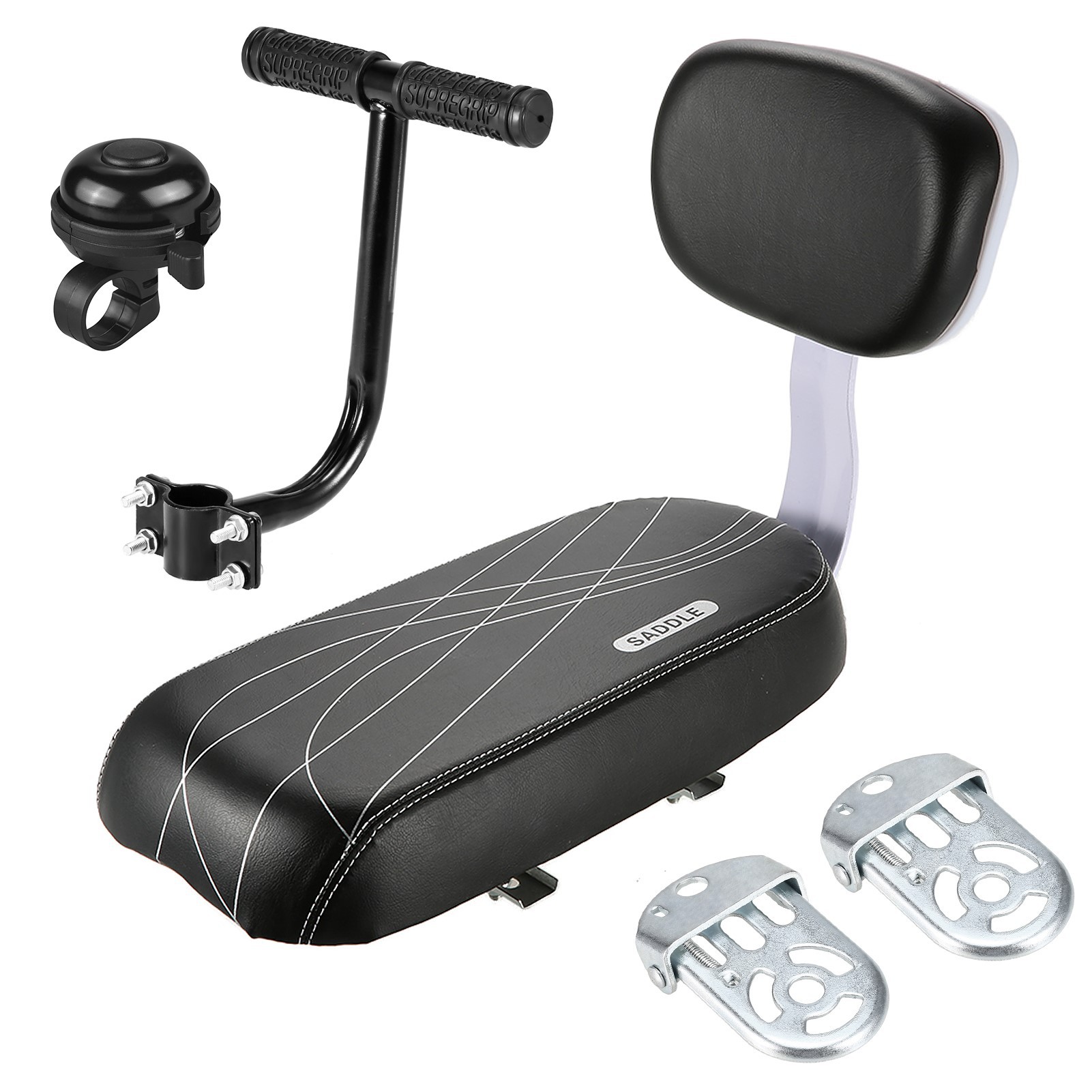 Bicycle Rear Cushion with Backrest Mountain Bike Rear Cushion Comfortable Child Seat Bicycle Rear Armrest
