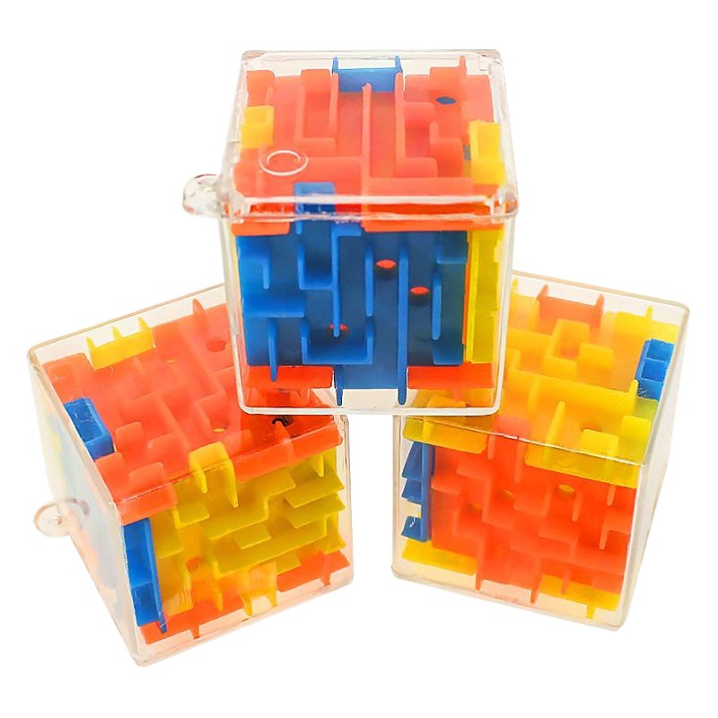 Factory direct 3D three-dimensional maze ball 4cm standard mini walking ball Rubik's cube six-sided entry children's educational toys