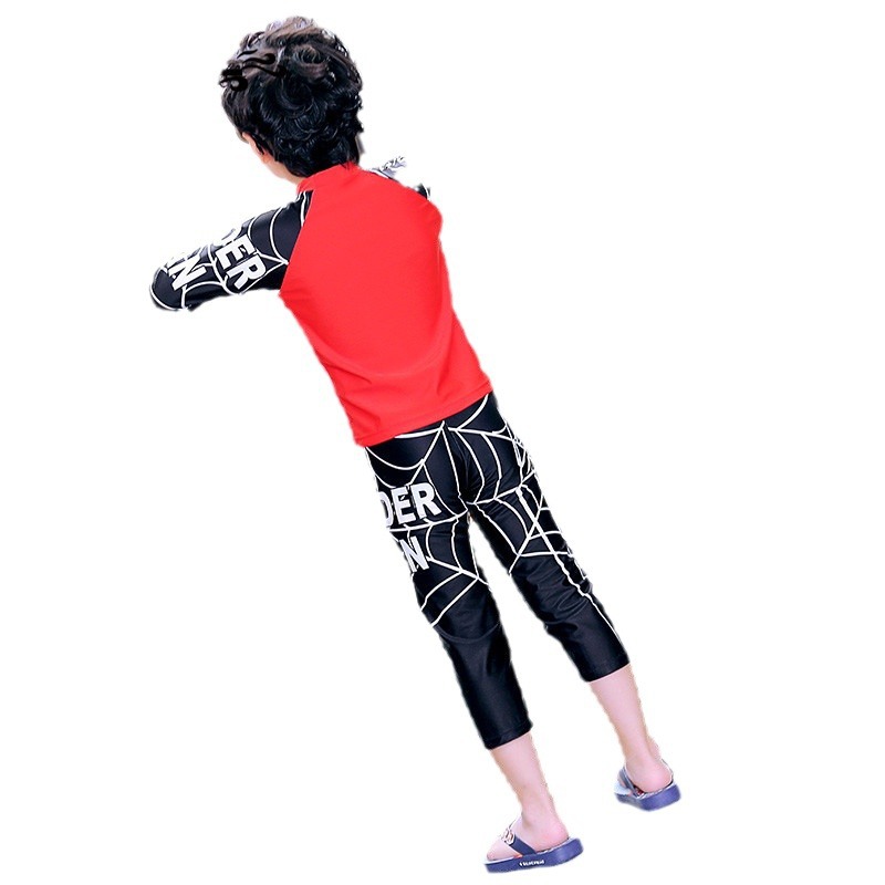 Picture of Swimwear Boys Juvenile Swimwear Sunscreen Quick-drying Children Snorkeling Surfing Long Sleeve Swimwear Boys Wholesale