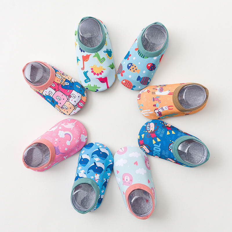 Spring and Summer Non-slip Toddler Shoes Baby Floor Shoes Baby Shoes Mesh Class A Three-year-old Children's Socks Nylon Boat Socks