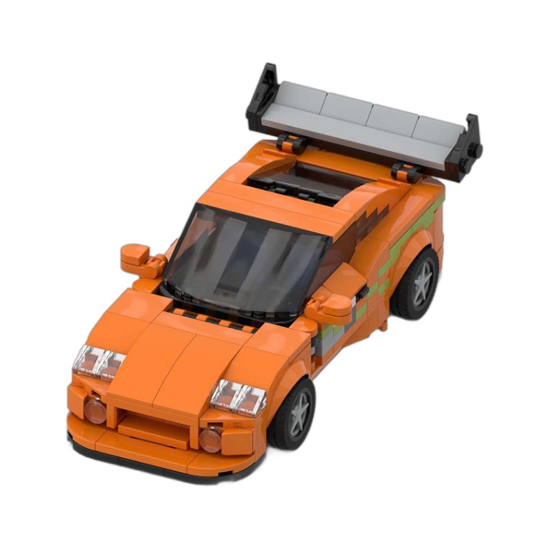 Picture of MOC building blocks compatible with Lego speed Series 8 grid JDM speed and passion 1 Paul same supra Bull Devil