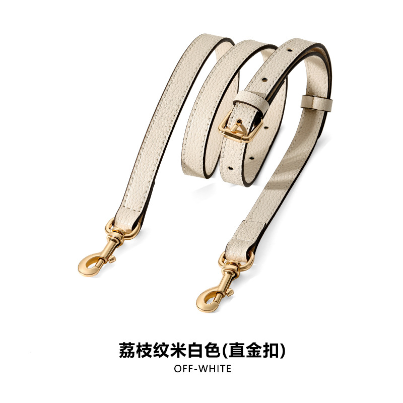 Picture of A- 90 suitable for bag shoulder strap replacement two-piece microfiber litchi pattern adjustable shoulder messenger bag shoulder strap accessories